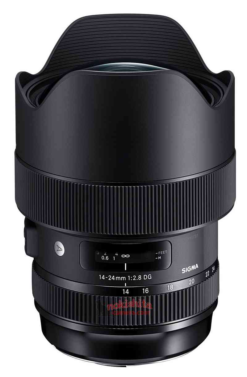适马新款14-24mm f/2.8 DG HSM Art镜头外观照及规格曝光