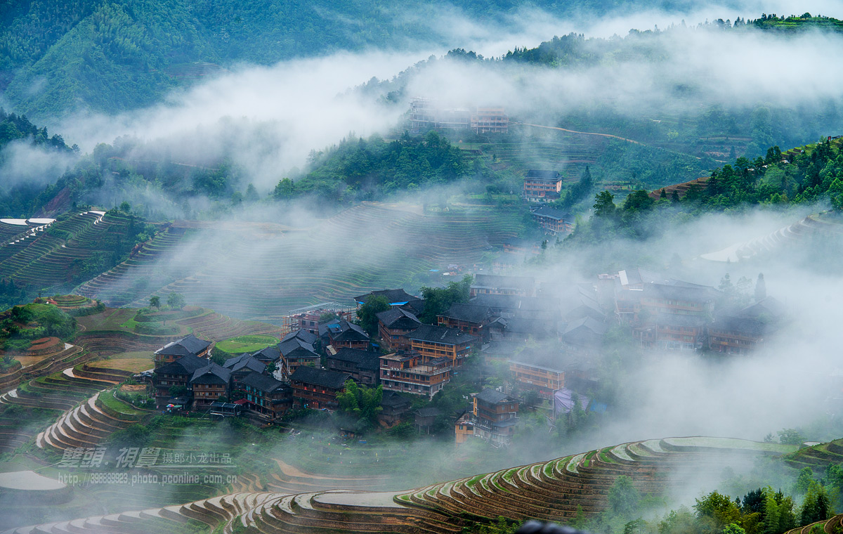 云雾打造的梦幻家园－龙脊金坑