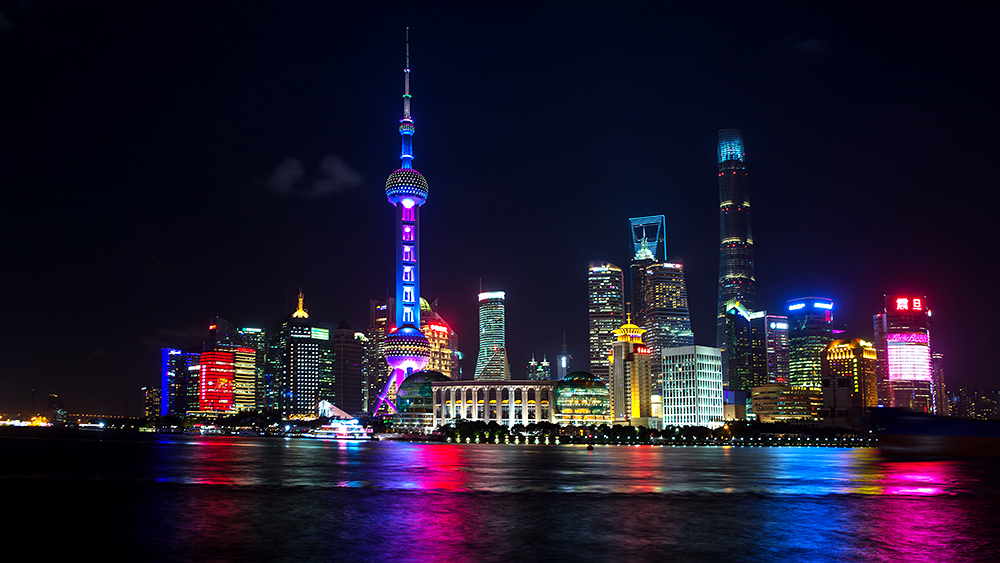 中国的“曼哈顿” （上海陆家嘴夜景）