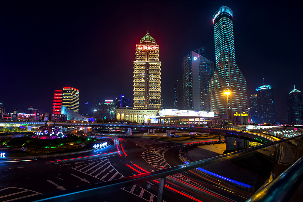 中国的“曼哈顿” （上海陆家嘴夜景）